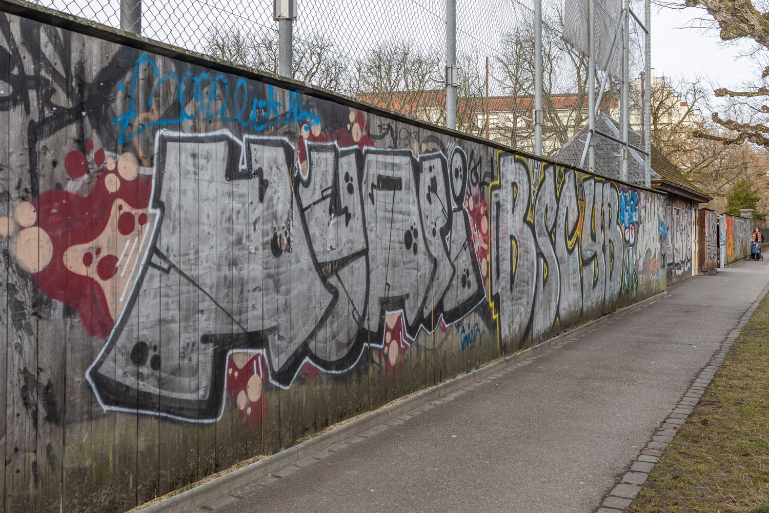 Bretterwand heute